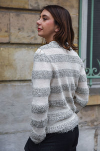 Pull Pauline Rayures claires